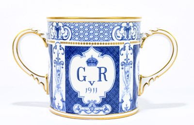 Lot 713 - ROYAL CROWN DERBY; a large early 20th century...