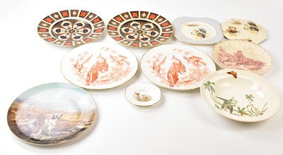 Lot 1294 - ROYAL CROWN DERBY; two 1128 pattern Imari...
