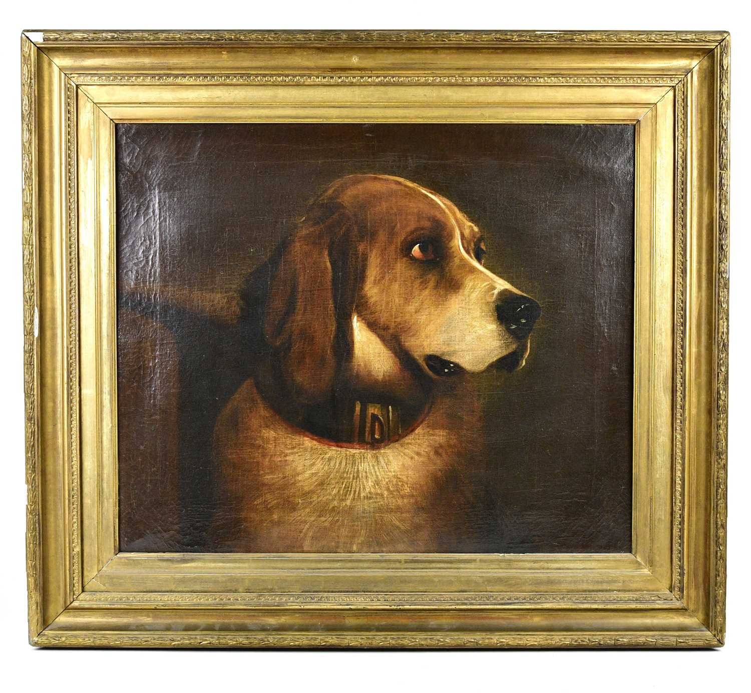 Lot 42 - W MITCHELL; oil on canvas, 'Odin, Landseer's...