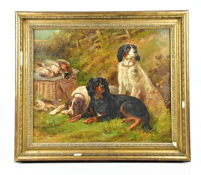Lot 31 - JAMES HARDY JR (1832-1889); oil on canvas, gun...