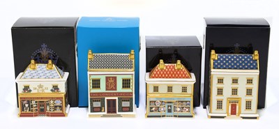 Lot 1250 - ROYAL CROWN DERBY; four paperweights...