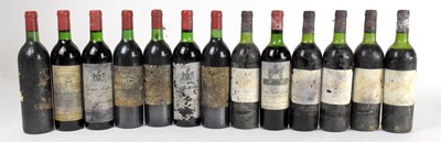 Lot 4329 - RED WINE; thirteen mixed bottles, including...