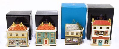 Lot 1260 - ROYAL CROWN DERBY; four paperweights...