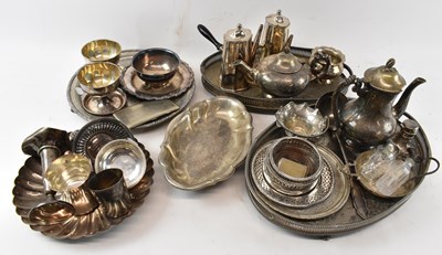 Lot 699 - A large quantity of silver plated items...