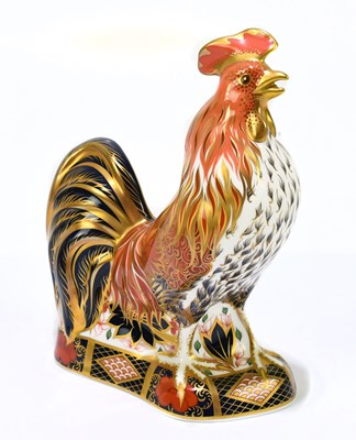 Lot 681 - ROYAL CROWN DERBY; an animal form paperweight '...