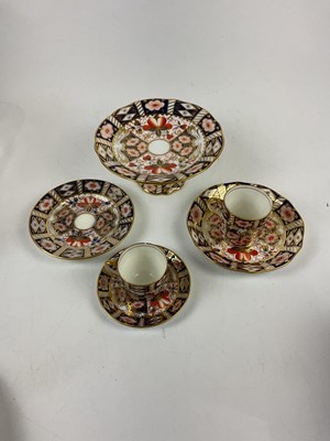 Lot 5486 - AYNSLEY; six pieces of Imari decorated...