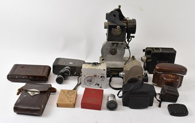 Lot 357 - A quantity of cameras and photographic...