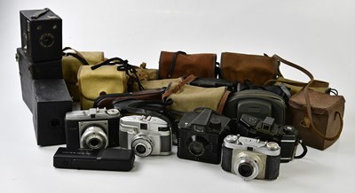 Lot 1423 - An extensive collection of cameras, to include...