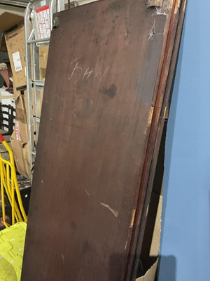 Lot 6756A - Four mahogany dining table leaves.