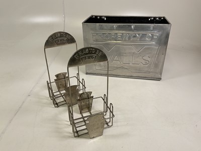 Lot 271 - A Wall's aluminium ice cream storage box and a...