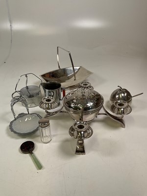 Lot 282 - MAPPIN & WEBB; a candle and flower holder,...