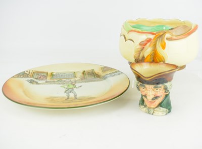 Lot 541 - CLARICE CLIFF; an 'Autumn Leaf' decorated bowl...