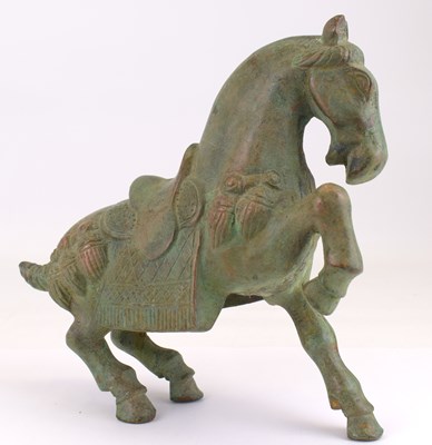 Lot 634 - An early 20th century bronzed with patina...
