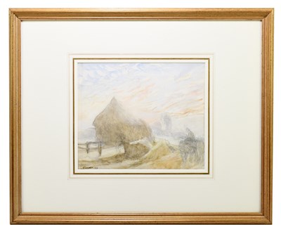 Lot 1056 - SIR GEORGE CLAUSEN RA (1852-1944); pencil and...