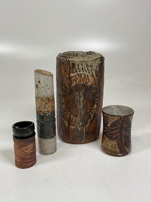 Lot 237 - Four pieces of studio pottery including...