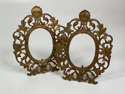 Lot 266 - A pair of late 19th/early 20th century gilt...