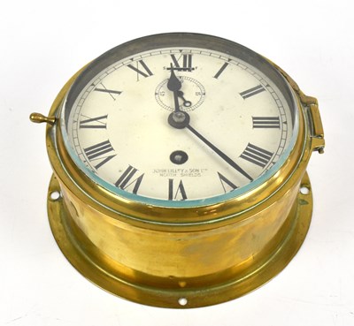 Lot 1397 - JOHN LILLEY & SONS, NORTH SHIELDS; a brass...