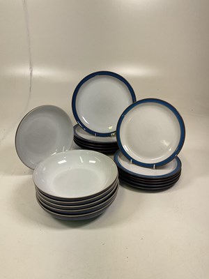 Lot 225 - A quantity of Denby Imperial Blue including...