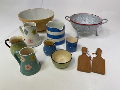 Lot 208 - KITCHENALIA; a group of items including a...
