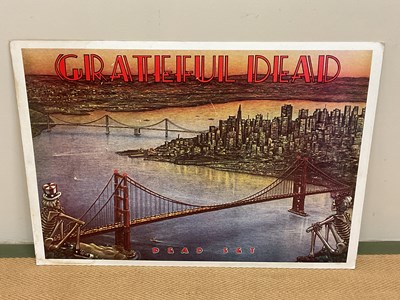Lot 155 - Grateful Dead 'Dead Set' printed poster on...