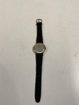 Lot 375 - BULOVA; a gentleman's vintage 9ct gold cased...