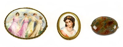 Lot 1453 - A Continental gilt metal mounted porcelain...