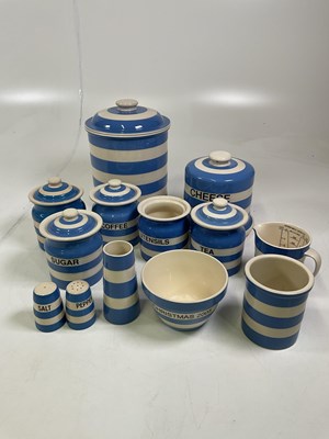 Lot 197 - T. G. Green; a collection of Cornishware...