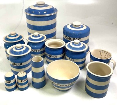 Lot 197 - T. G. Green; a collection of Cornishware...