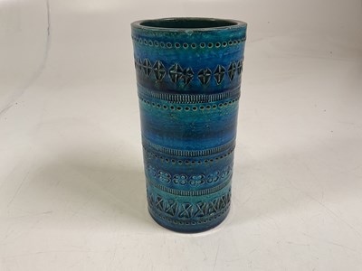 Lot 206 - BITOSSI; a Rimini blue vase, height 21cm.
