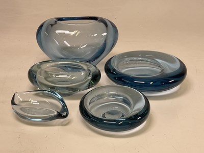 Lot 246 - PER LUTKEN FOR HOLMEGAARD; five pieces of...