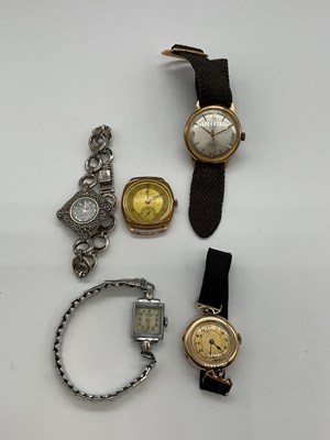 Lot 380 - A collection of vintage wristwatches including...