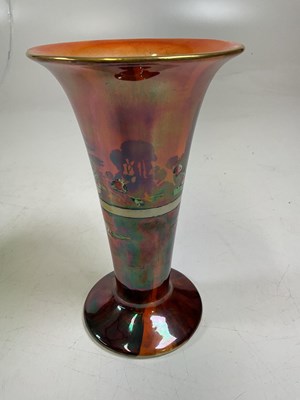 Lot 219 - WILKINSONS PAN'S GARDEN; a trumpet vase with...