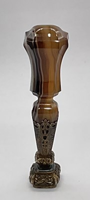 Lot 60 - BONAPARTE INTEREST; a 19th century agate and...