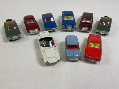 Lot 334 - CORGI AND DINKY; a small collection of model...
