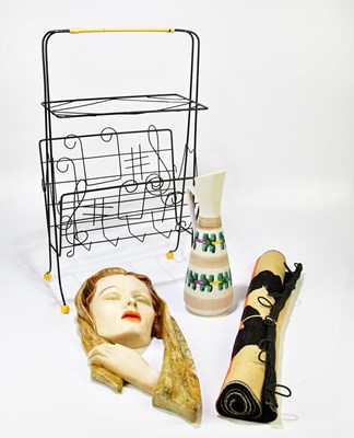 Lot 1231 - LEONARDY; an Art Deco painted plaster wall...