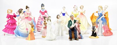 Lot 1251 - ROYAL DOULTON; a collection of figures...