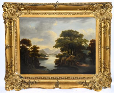 Lot 1076 - 19TH CENTURY SCHOOL; large oil on canvas,...