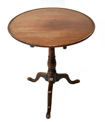 Lot 1662 - A late George III mahogany occasional table,...