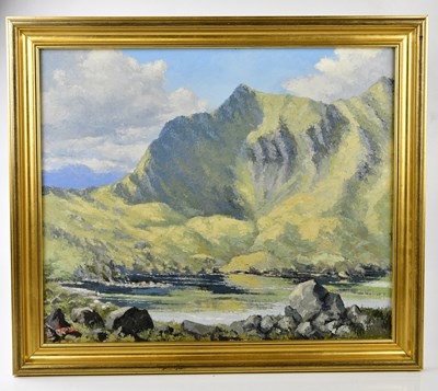 Lot 1572 - JOHN MUIRHEAD; oil on canvas, 'Plas Tirion,...