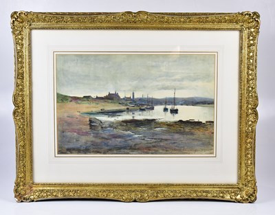Lot 1472 - JAMES G LANG; watercolour maritime scene,...