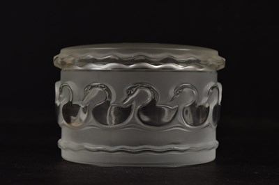 Lot 2124 - LALIQUE FRANCE; a clear and frosted glass...
