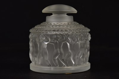 Lot 2123 - LALIQUE FRANCE; a clear and frosted glass 'Les...