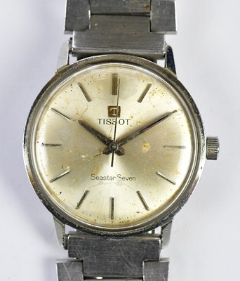 Lot 636 - TISSOT; a gentleman's vintage stainless steel...