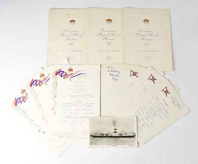 Lot 717 - RMS HILDEBRAND; a collection of ten 1953...
