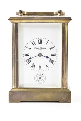 Lot 1495 - CHARLES FRODSHAM, LONDON; a reproduction brass...