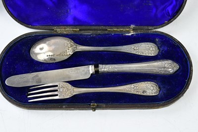 Lot 2312 - CHAWNER & CO; a Victorian hallmarked silver...