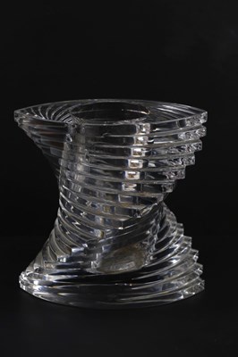 Lot 2135 - BACCARAT; an impressive clear glass twisted...