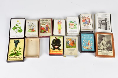Lot 456 - A collection of seven vintage card games.