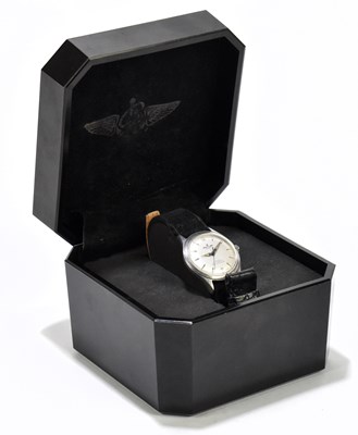 Lot 1683 - BREITLING; a 1950s gentleman's stainless steel...