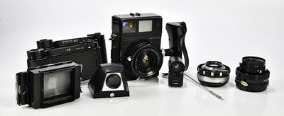 Lot 1383 - MAMIYA; a Mamiya Super 23 press camera, serial...
